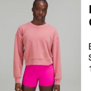 Lululemon Softstreme Crewneck Oversized Pullover PINK